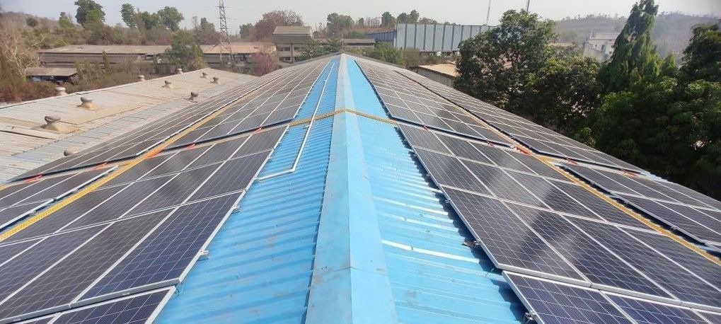Solar power plant in Gurugram